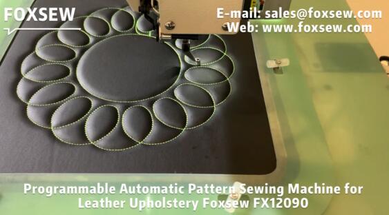 Programmable Automatic Pattern Sewing Machine for Leather Upholstery