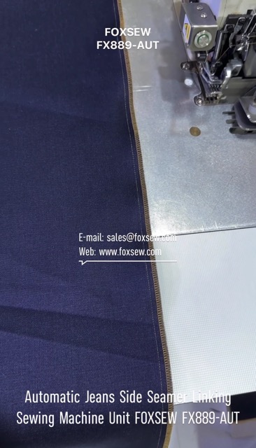 Automatic Jeans Side Seamer Linking Sewing Machine Unit