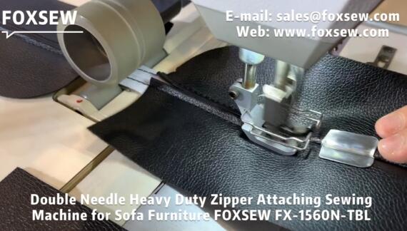 Heavy Duty Sofa Zipper Attaching Sewing Machine