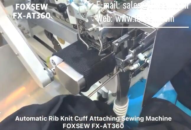 Automatic Rib Knit Cuff Attaching Sewing Unit