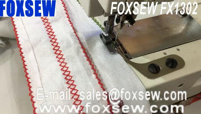 Flatbed Double Chain Stitch Picoting Sewing Machine