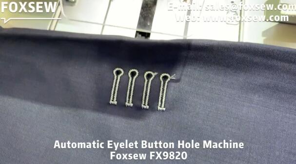 Automatic Eyelet Button Hole Sewing Machine