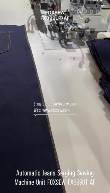 Automatic Jeans Serging Sewing Machine Unit