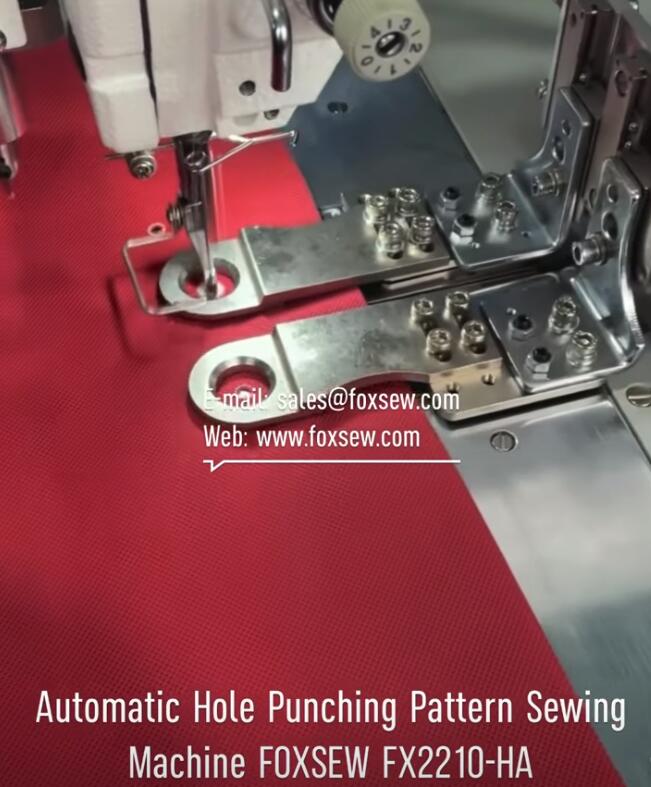 Automatic Hole Punching Pattern Sewing Machine