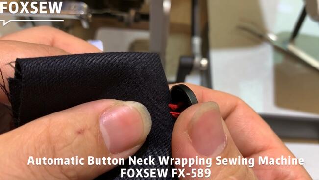 Automatic Button Neck Wrapping Sewing Machine