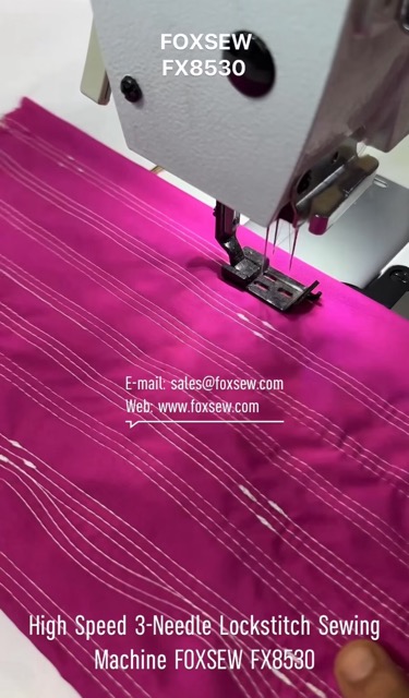 High Speed 3-Needle Lockstitch Sewing Machine