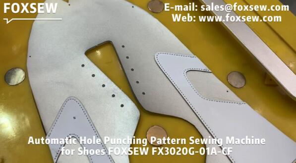 Automatic Hole Punching Pattern Sewing Machine for Shoes