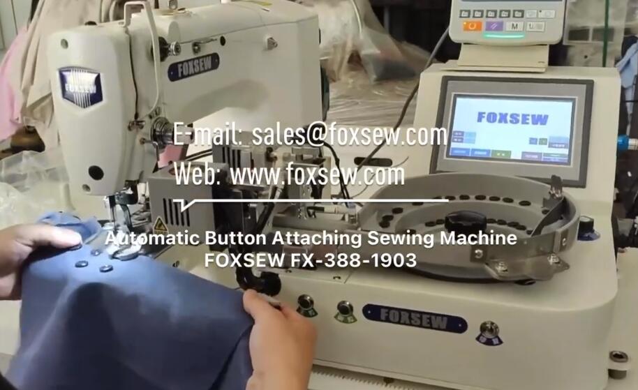 Automatic Button Attaching Sewing Machine