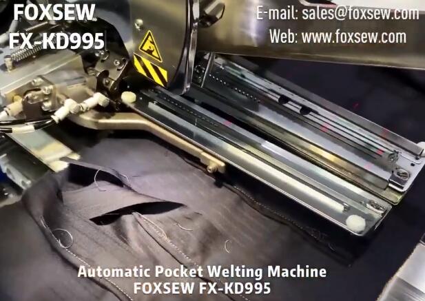 Automatic Pocket Welting Machine