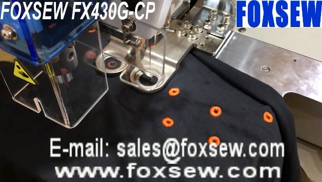 Automatic Hole Puncher BarTacking Sewing Machine