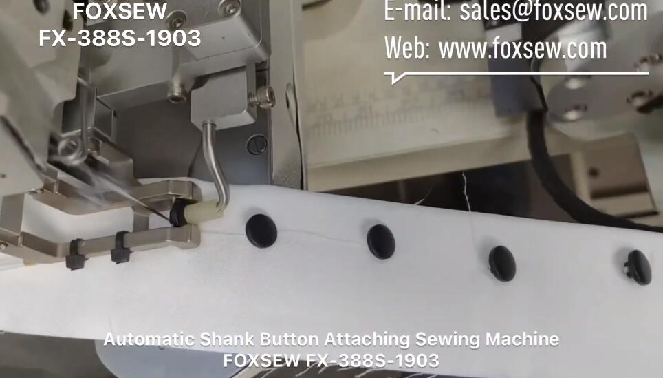Automatic Shank Button Attaching Sewing Machine