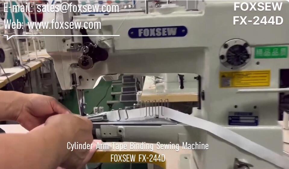 Cylinder Bed Tape Binding Sewing Machine