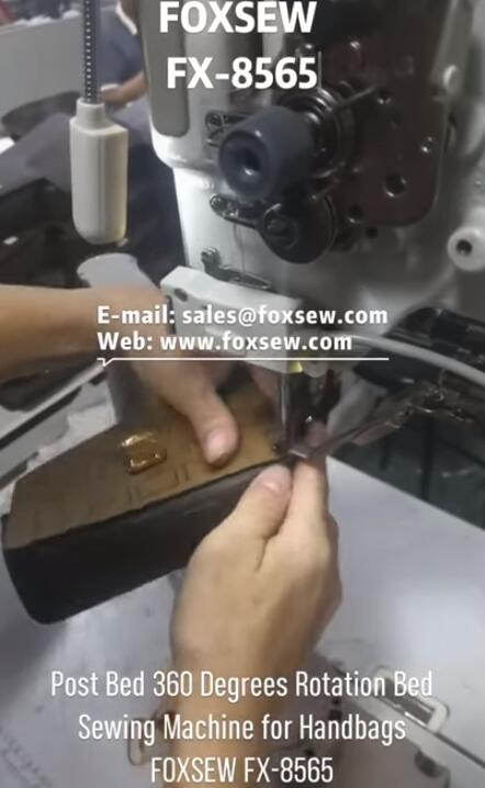 Post Bed 360 Degrees Rotation Bed Sewing Machine for Handbags