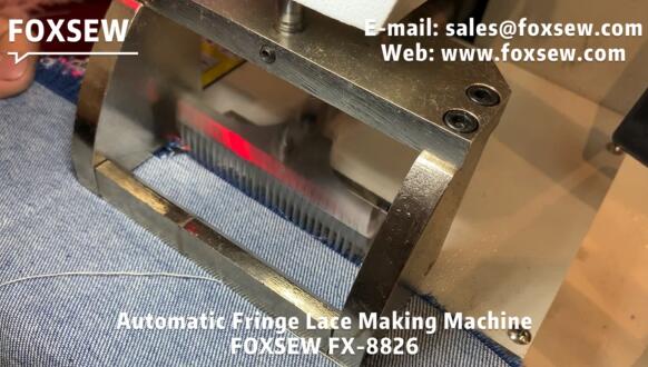 Automatic Fringe Lace Making Machine
