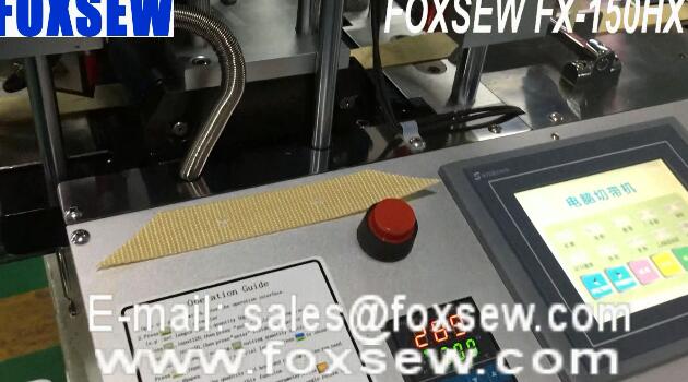 Multi Function Webbing Cutting Machine with Hole Puncher