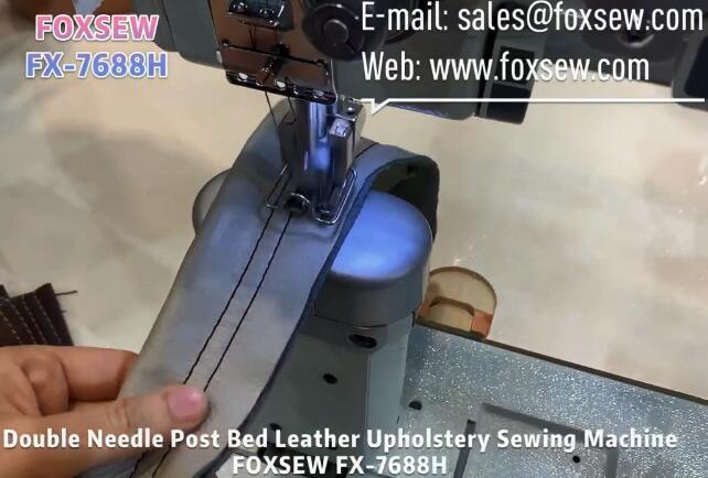 Double Needle Post Bed Leather Upholstery Sewing Machine