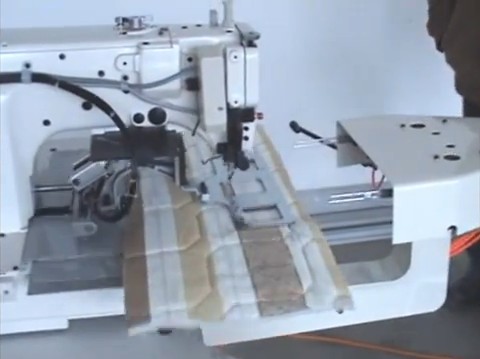 Mattress Handle Strap Tacking Machine