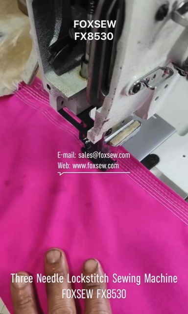 Three Needle Lockstitch Sewing Machine
