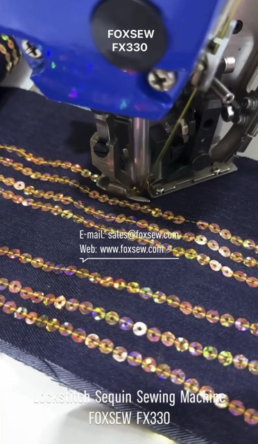Lockstitch Sequin Attaching Sewing Machine