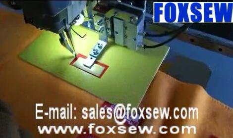 Automatic Label Attaching Pattern Sewing Machine