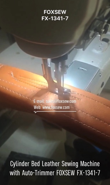 Cylinder Bed Leather Sewing Machine with Automatic Thread Trimmer