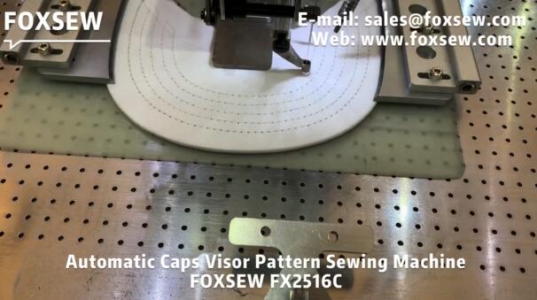 Automatic Feeding Cap Visor Pattern Sewing Machine