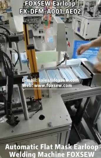 Automatic Flat Face Mask Earloop Welding Machine