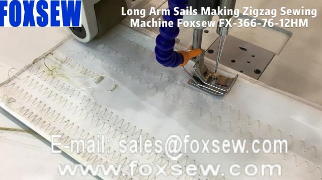 Long Arm Sails Making ZigZag Sewing Machine