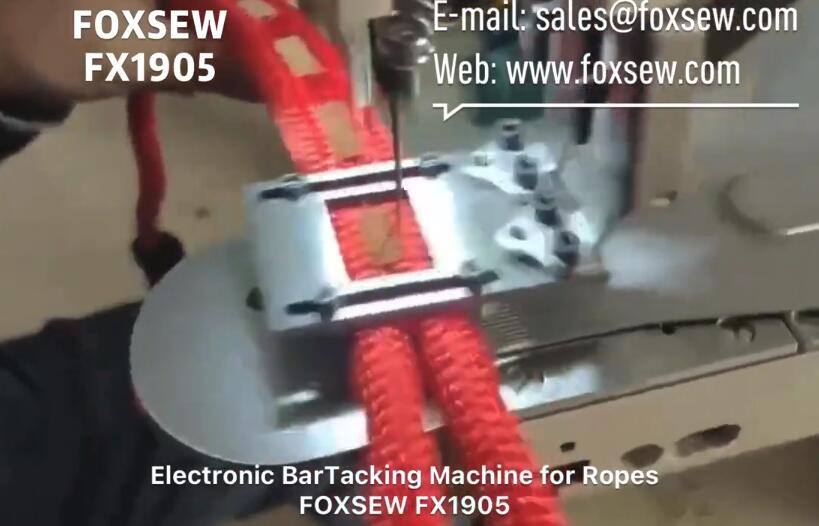 Electronic Bartacking Machine for Ropes