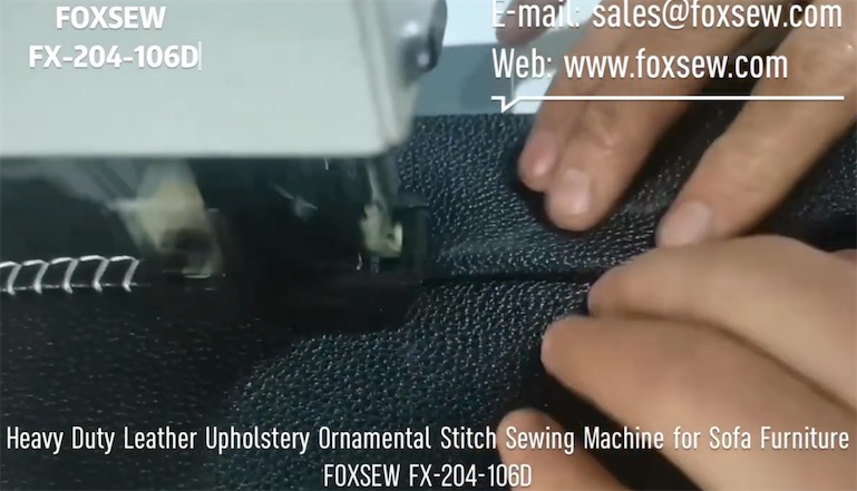 Leather Upholstery Ornamental Stitch Sewing Machine for Sofa Furniture