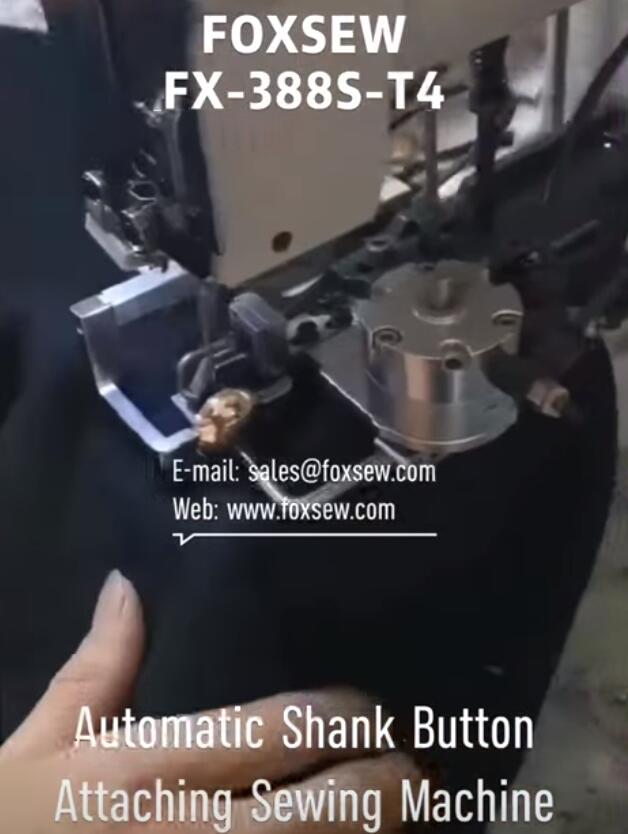 Automatic Shank Button Attaching Sewing Machine