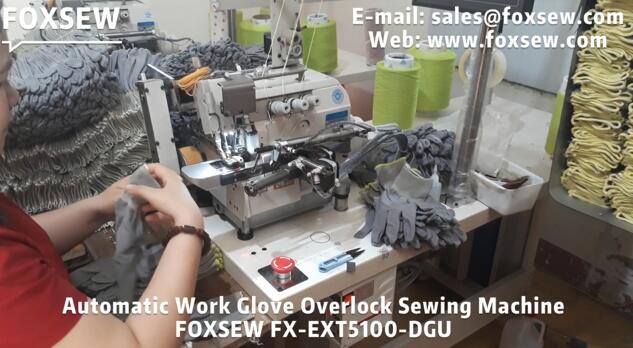 Automatic Glove Overlock Sewing Machine