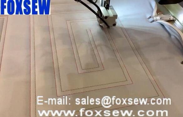 Automatic 2-Needle Rotating Head Pattern Sewing Machine