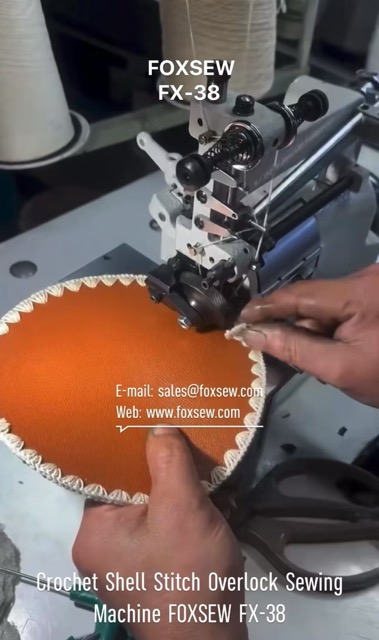 Roller Crochet Shell Stitch Overlock Sewing Machine