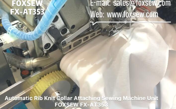 Automatic Circular Collar Attaching Sewing Machine Unit 