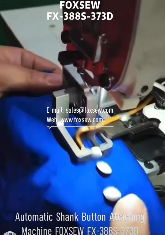 Automatic Shank Button Attaching Sewing Machine