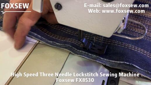 Three Needle Lockstitch Sewing Machine