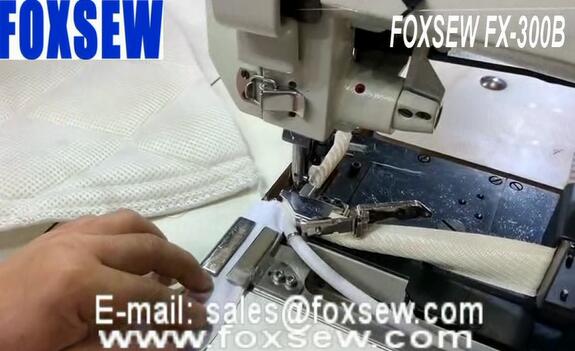 Mattress Tape Binding and Zipper Attaching Machine