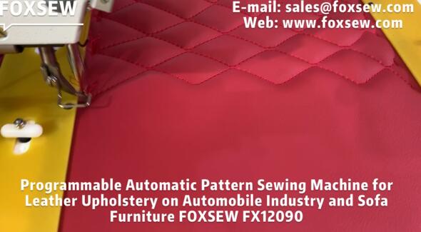 Automatic Pattern Sewing Machine for Automobile Upholstery