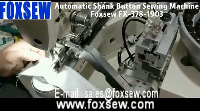 Automatic Shank Button Sewing Machine