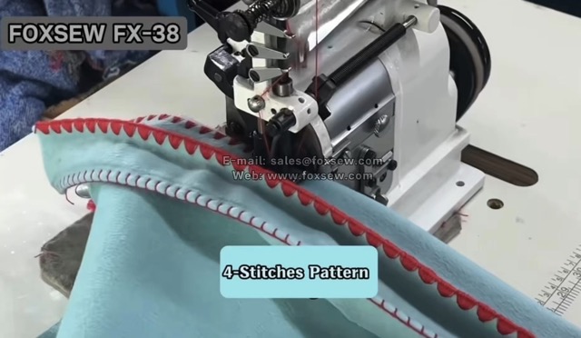 Crochet Shell Stitch Overlock Sewing Machine FOXSEW FX-38