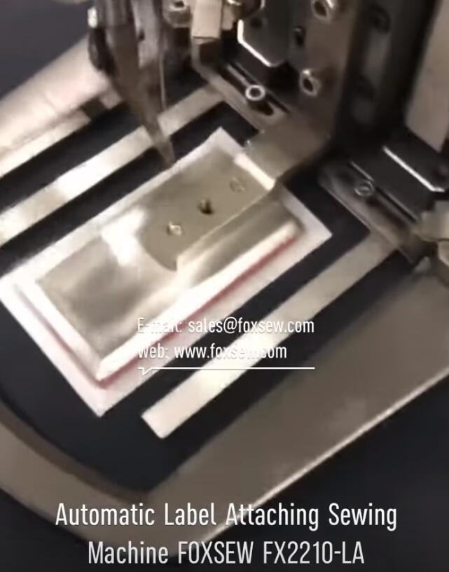 Automatic Label Attaching Pattern Sewing Machine