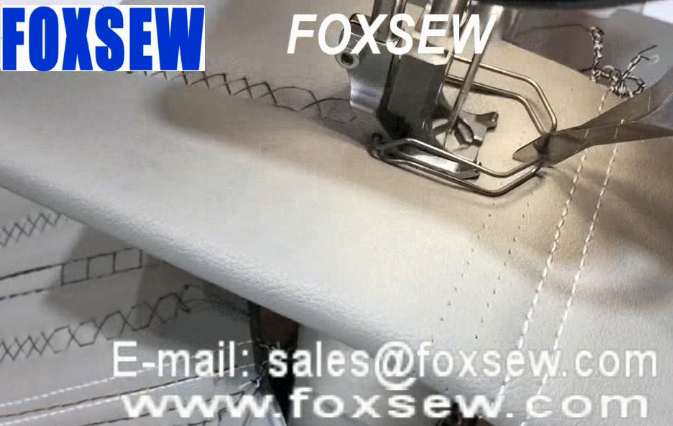 Double Needle Post Bed Ornamental Stitch Machine for Sofa and Auto Upholstery