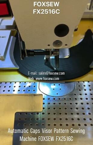 Automatic Cap Visor Pattern Sewing Machine