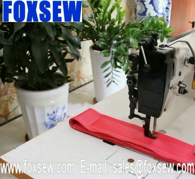 Flatbed Extra Heavy Duty Walking Foot Lockstitch Sewing Machine for Webbing Slings 