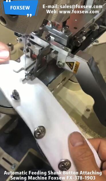 Automatic Feeding Shank Button Sewing Machine