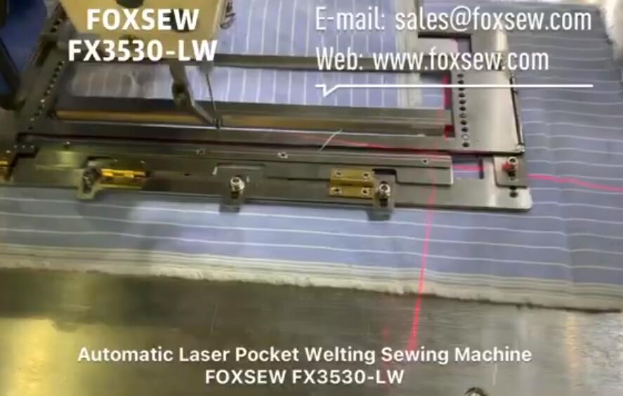 Automatic Laser Pocket Welt Sewing Machine