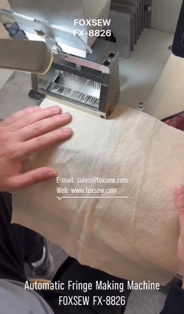 Automatic Fringe Making Machine