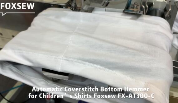 Automatic Coverstitch Bottom Hemmer for Baby Shirts