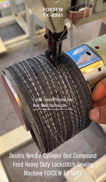 Double Needle Cylinder Bed Filter Bags Sewing Machine